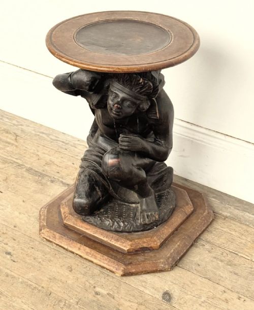 19TH CENTURY CROUCHING FIGURE STAND - ADDITIONAL PHOTO 11