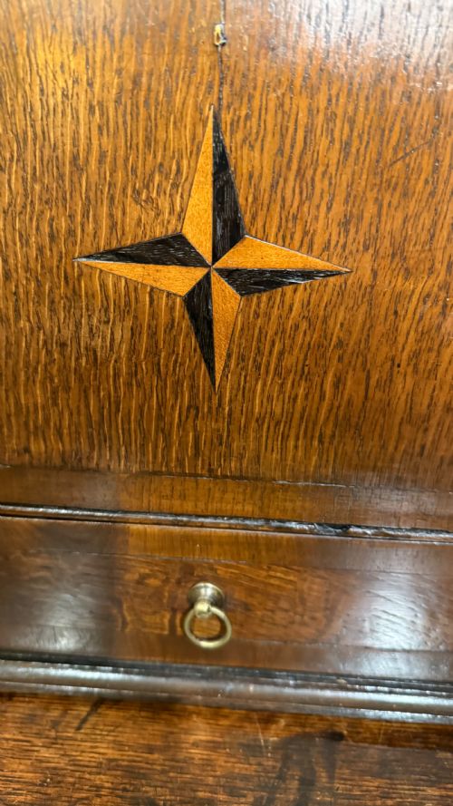 19TH CENTURY OAK KITCHEN KNIFE HANGING BOX - ADDITIONAL PHOTO 11
