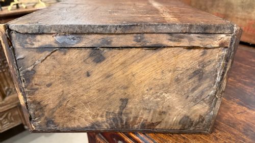 19TH CENTURY OAK KITCHEN KNIFE HANGING BOX - ADDITIONAL PHOTO 14