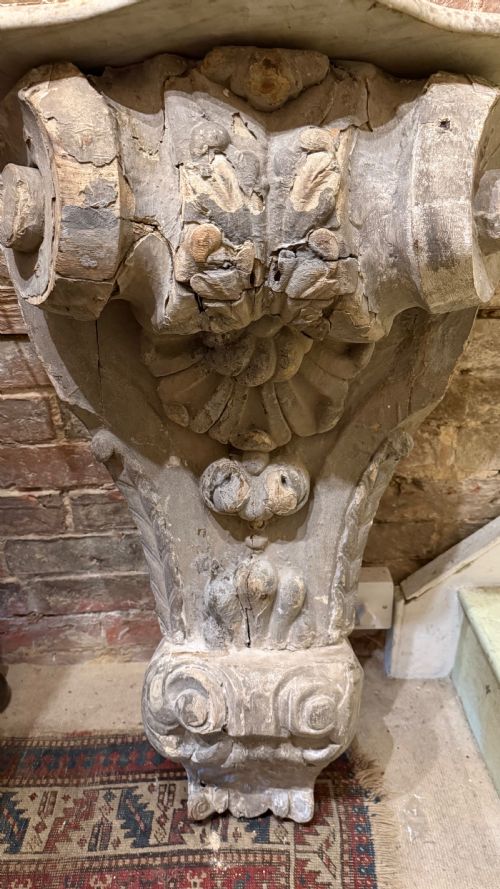 18TH CENTURY ARCHITECTURE LARGE WALL BRACKET - ADDITIONAL PHOTO 2