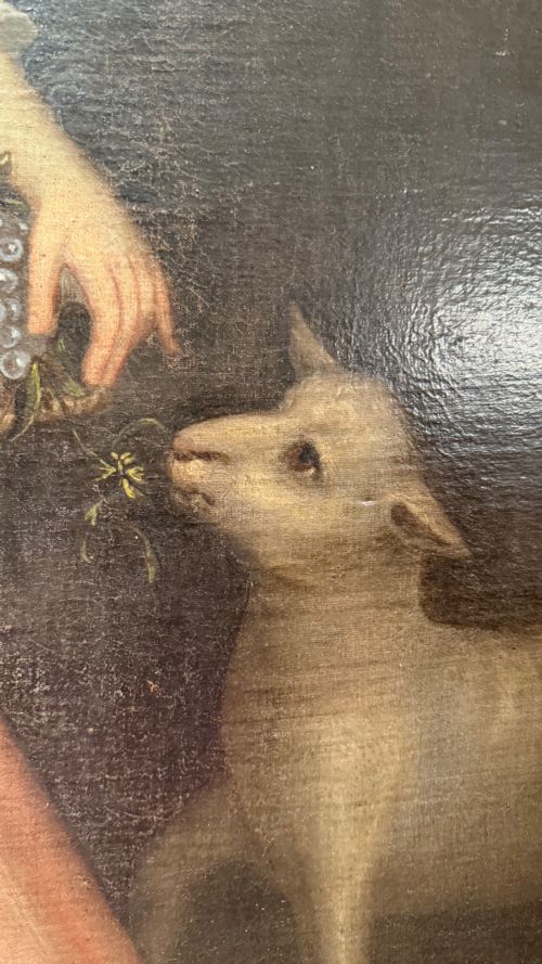 18TH CENTURY OIL PAINTING ON CANVAS - ADDITIONAL PHOTO 6