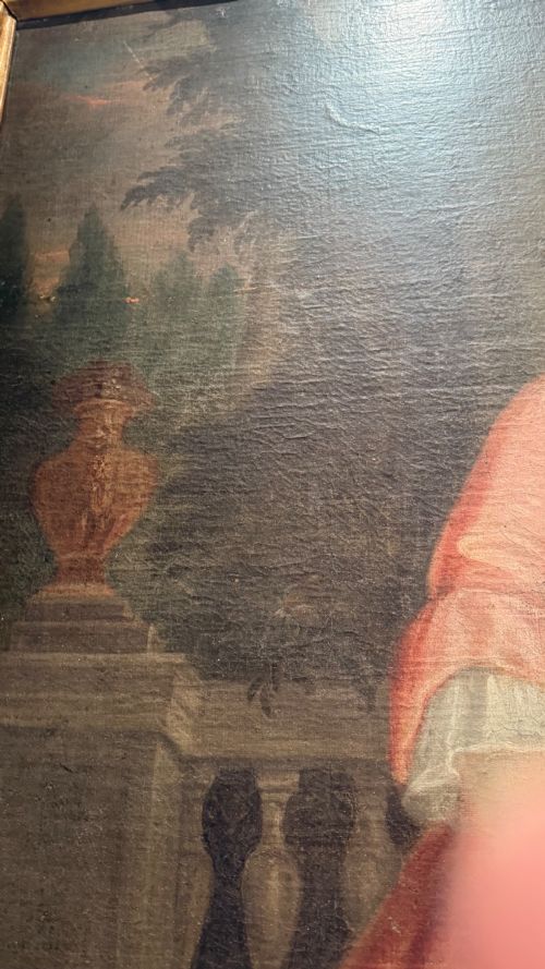 18TH CENTURY OIL PAINTING ON CANVAS - ADDITIONAL PHOTO 11