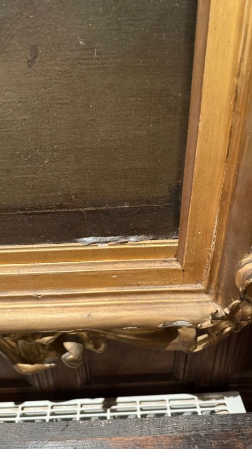 18TH CENTURY OIL PAINTING ON CANVAS - ADDITIONAL PHOTO 14