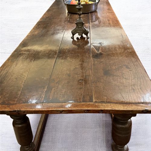 17TH CENTURY OAK SIX LEG REFECTORY TABLE - ADDITIONAL PHOTO 4