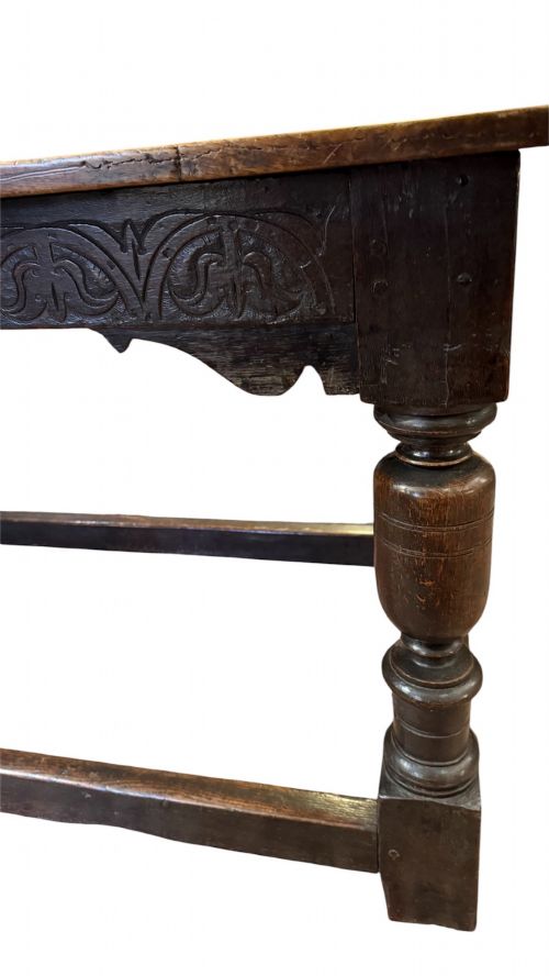 17TH CENTURY OAK SIX LEG REFECTORY TABLE - ADDITIONAL PHOTO 7