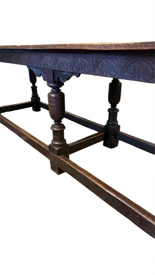 17TH CENTURY OAK SIX LEG REFECTORY TABLE - ADDITIONAL PHOTO 9