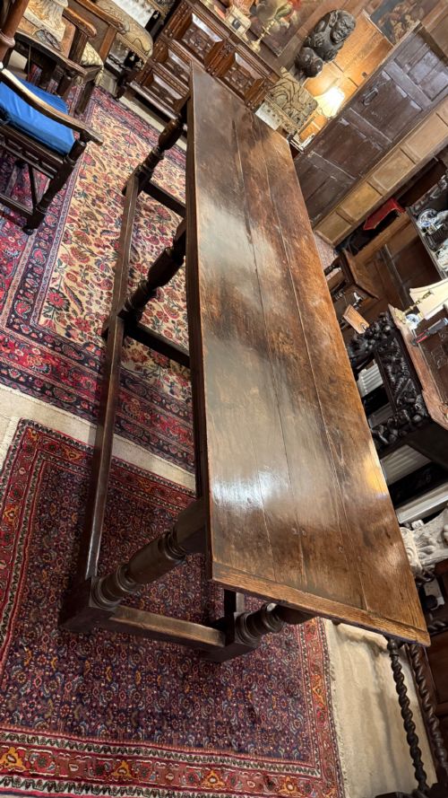 17TH CENTURY OAK SIX LEG REFECTORY TABLE - ADDITIONAL PHOTO 13