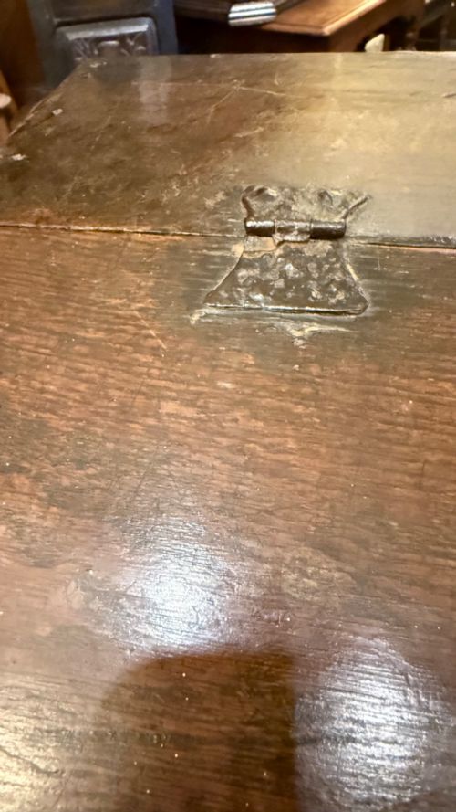 18TH CENTURY OAK BIBLE BOX - ADDITIONAL PHOTO 6