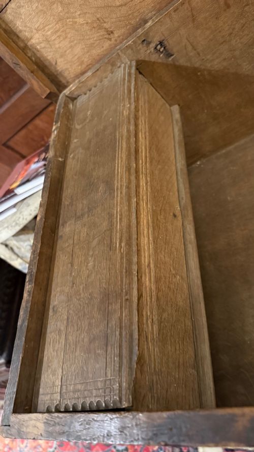 17TH CENTURY ENGLISH OAK DOCUMENT BIBLE BOX - ADDITIONAL PHOTO 11