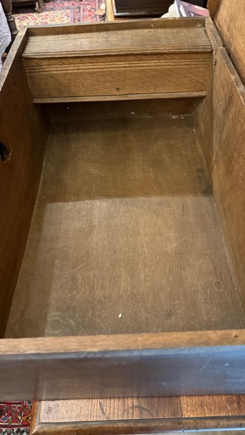 17TH CENTURY ENGLISH OAK DOCUMENT BIBLE BOX - ADDITIONAL PHOTO 14