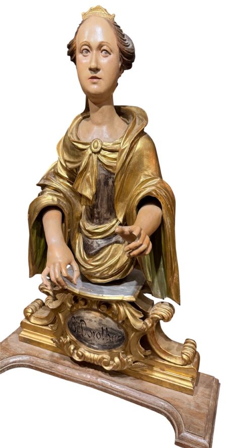 17th Century Sculpture St Dorothea