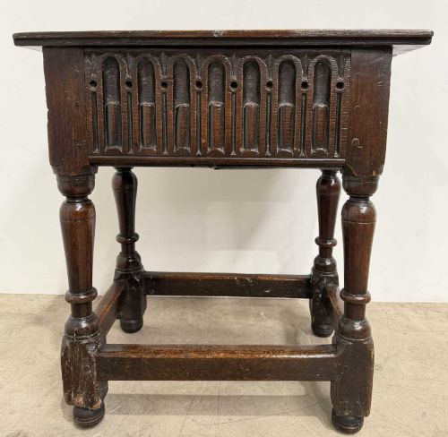 17th Century English Oak Joint Stool
