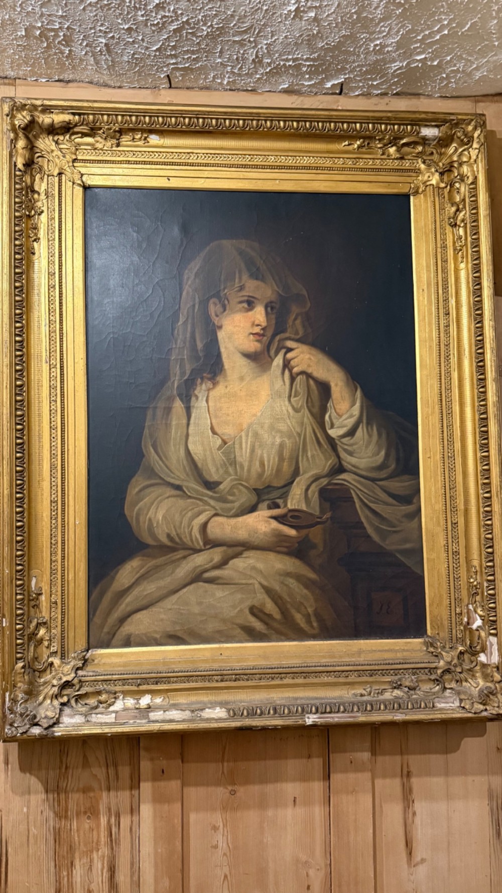19th Century Framed Oil Painting