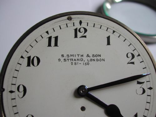 S SMITH SON VINTAGE CAR OR MOTORCYCLE CLOCK REF 281150 CIRCA 1914 - ADDITIONAL PHOTO 3