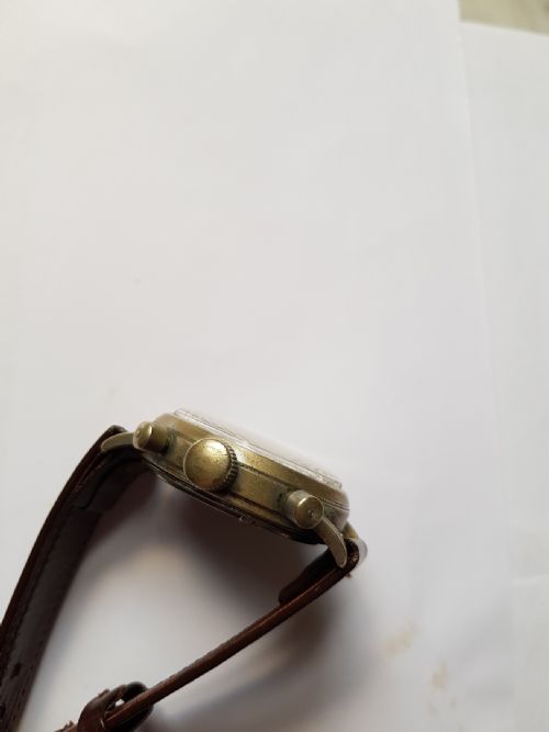 WW2 GERMAN LUFTWAFFE PILOTS HANHART TYPE 41 CHRONOGRAPH DATING 1943 - ADDITIONAL PHOTO 4