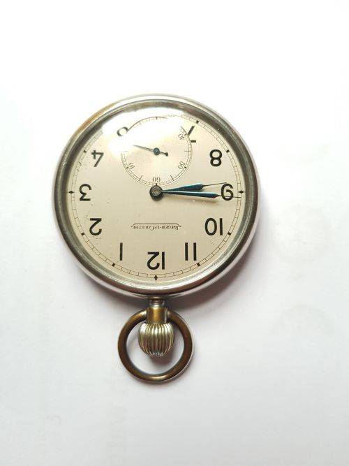 ww2 raf issued jaegerlecoultre pocket watch with enlarged silver subseconds dial no 6e50 a11036 circa 1940 - CATEGORY: ANTIQUE WATCHES - DATED 1940