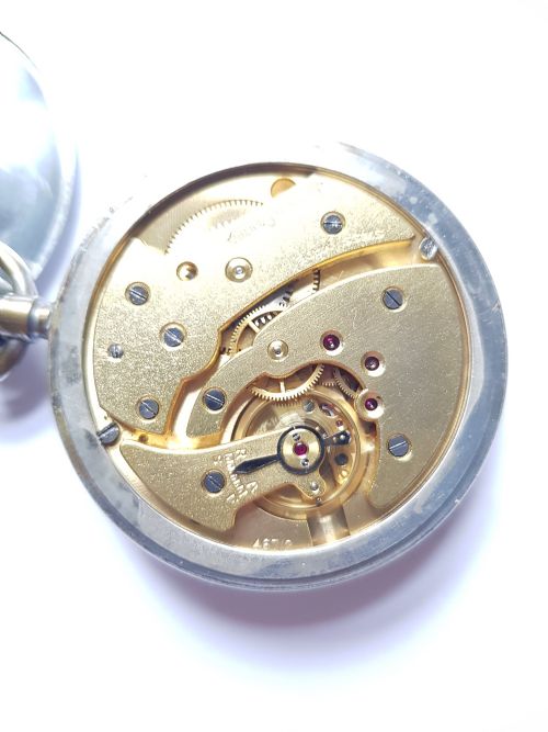 WW2 RAF ISSUED JAEGERLECOULTRE POCKET WATCH WITH ENLARGED SILVER SUBSECONDS DIAL NO 6E50 A11036 CIRCA 1940 - ADDITIONAL PHOTO 12