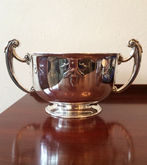 Heavy Solid Silver Bowl, 1911