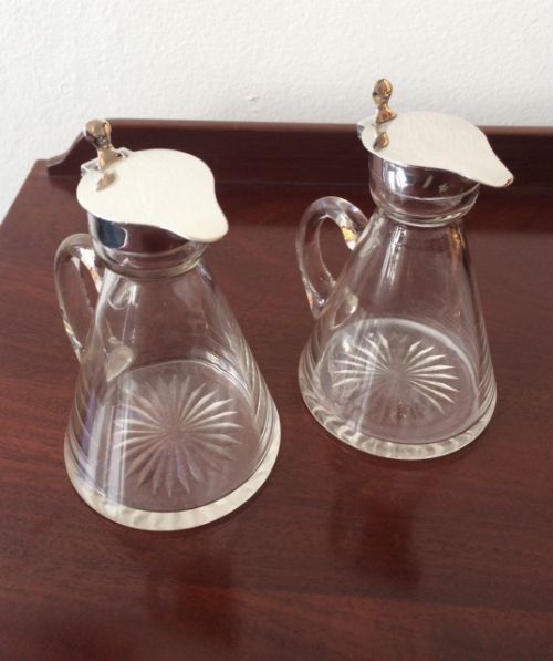 Good Pair of Silver Whisky Noggins