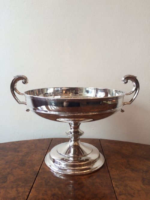 Large Solid Silver Fruit Bowl, 1904