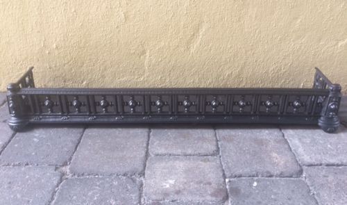 Victorian Cast Iron Fender