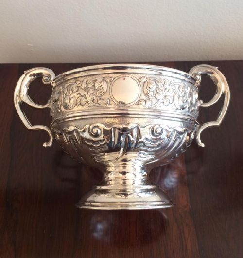 Stunning Victorian Silver Rose Bowl, 493 Grams