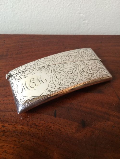Curved Silver Card Case, 1903