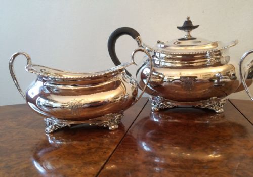 Edwardian Solid Silver Tea Service, 1903