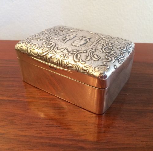 Victorian Table Snuff Box, Chester 1897