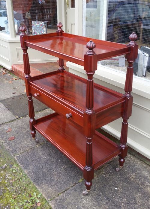 Quality Victorian Mahogany Buffet, Dumb Waiter