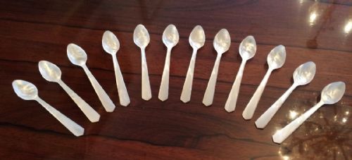 Rare Set of Edwardian Mother of Pearl Caviar Spoons