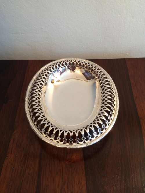 Silver Bon Bon Dish, Chester Hallmark