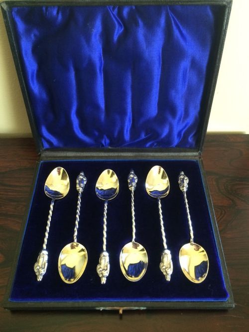 Victorian Silver Apostle Spoons