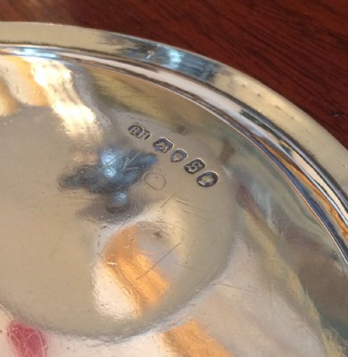 fig 1. Quality Victorian Silver Tray by Henry Holland, 1863
