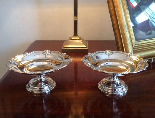 Superb Pair of Silver Bon Bon Dishes by Walker & Hall