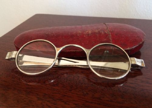 Pair Georgian Silver Spectacles, 1804
