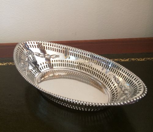 Edwardian Silver Bon Bon Basket