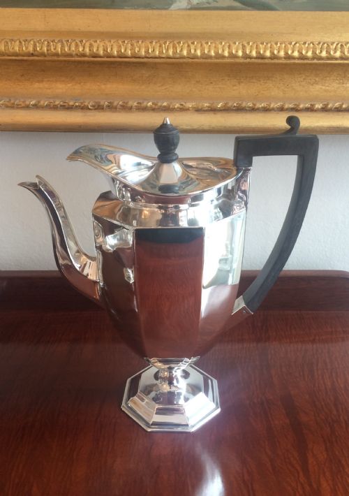 Edwardian Silver Coffee Pot, (625 Grams)