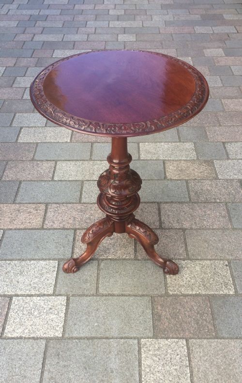 fig 1. Quality Victorian Occasional Wine Table