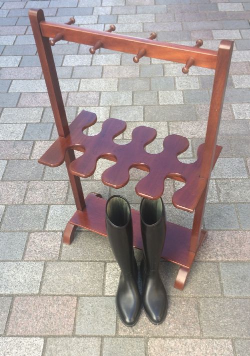 Victorian Mahogany Crop & Boot Stand