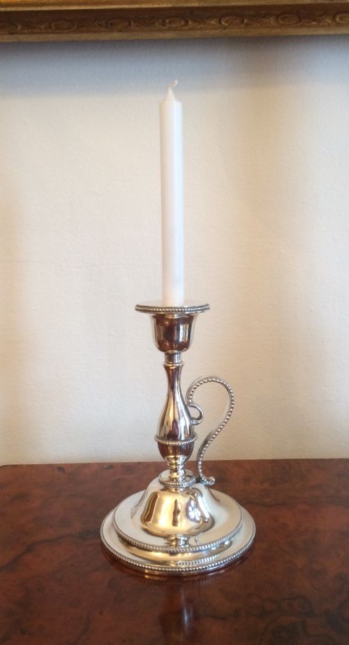 Victorian Silver Chamberstick, George Fox, 1863