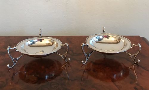 Super Pair Bon Bon Dishes by Walker & Hall, 1907
