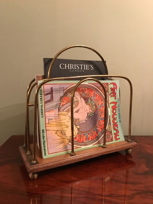 Good Edwardian Magazine Rack