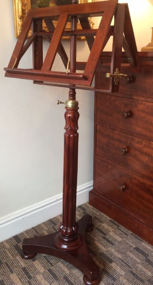 Victorian Mahogany Duet Music Stand