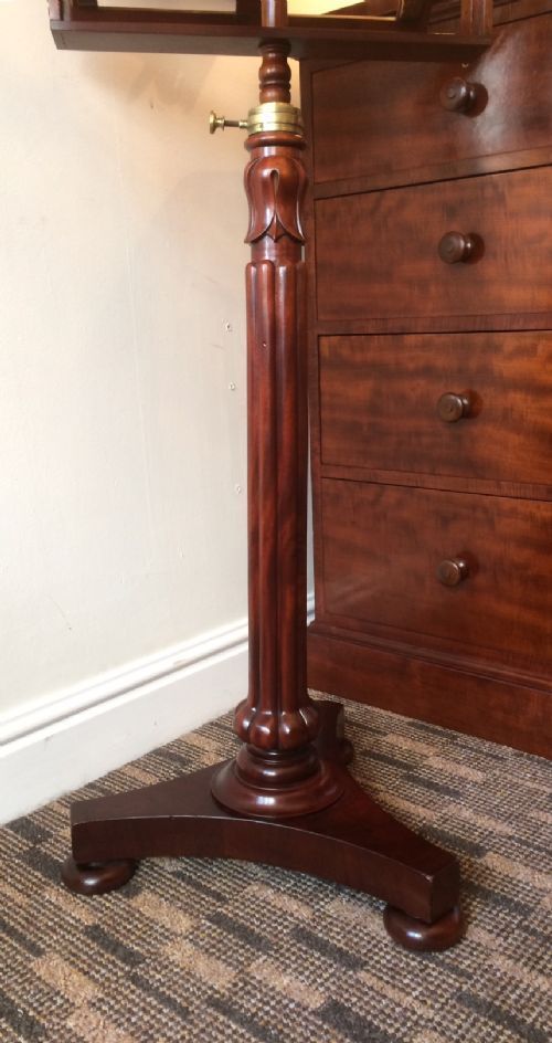 fig 1. Victorian Mahogany Duet Music Stand