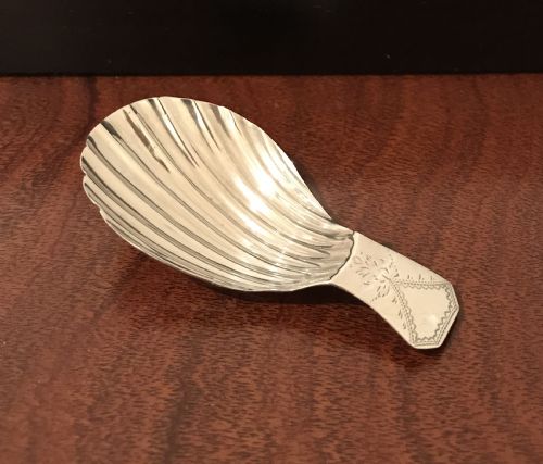 George III Silver Caddy Spoon, 1797
