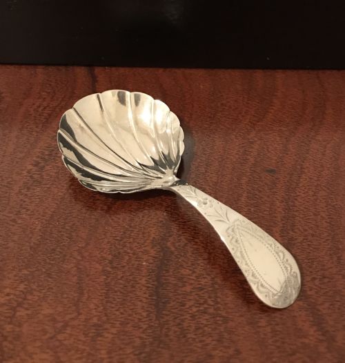 George III Silver Caddy Spoon, 1792