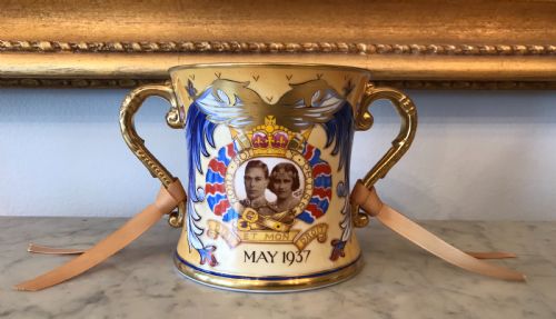Stunning Coronation Loving Cup, 1937 by Shelley