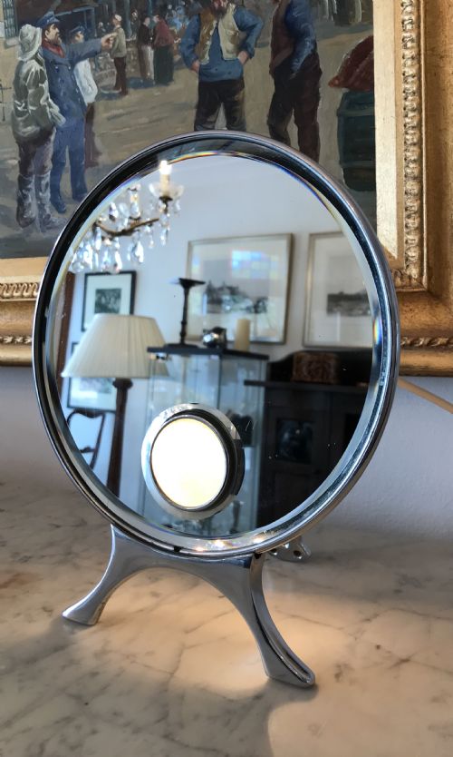 fig 1. 1930s illuminated Mirror by Harcourts, London