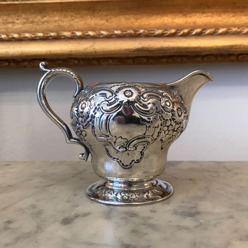 Victorian Silver Cream Jug, 1892